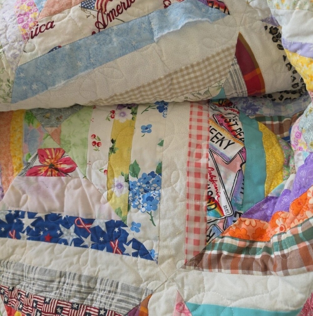 Handmade String Quilt - Picture 7 of 10